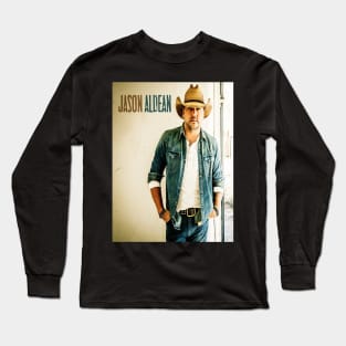 Vintage jason aldean Long Sleeve T-Shirt